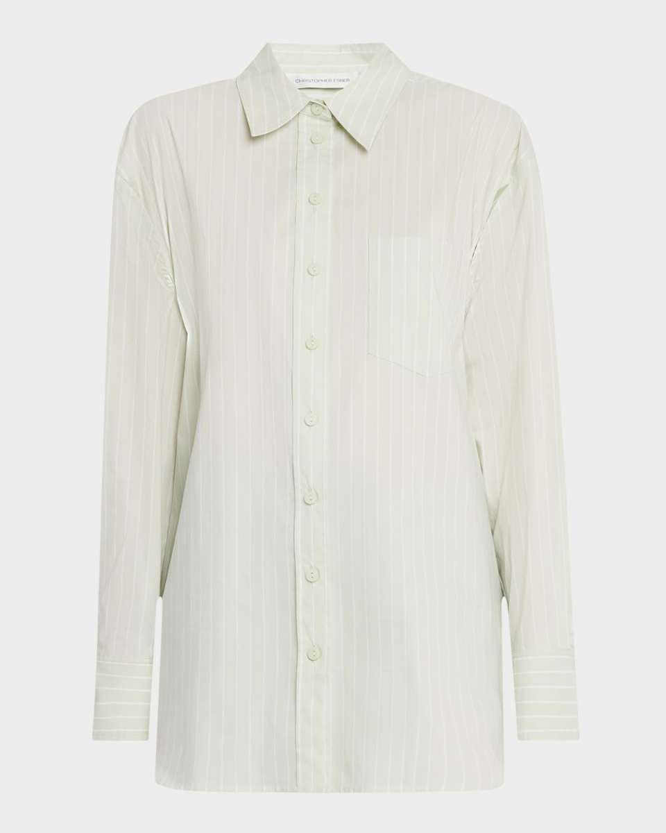 Striped Waistcoat Button-Down Shirt